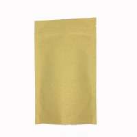 Stand up zipper doypack packaging eco friendly food pouch stand up biodegradable kraft paper pla bag