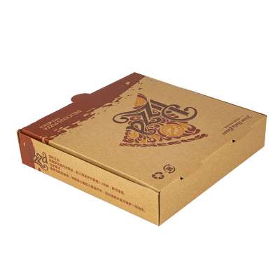 Take Out Corrugated Pizza Box With Customized Printing