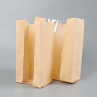 Wholesale toast kraft paper bread paper bag without printed