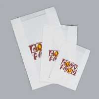 Factory bakery Food White Kraft Bread Packaging Paper Bags with logo With Plastic Window