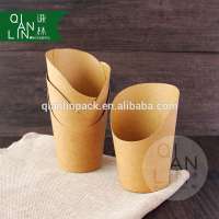 Unique style paper Kraft cup for fry chips