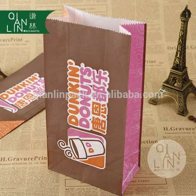 Cheap Food Packaging Bag Fast Food Packaging Donuts Bag With High Quality