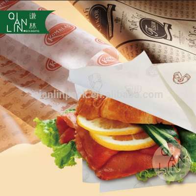 Exquisite Burger Packing Bag with open mouth style