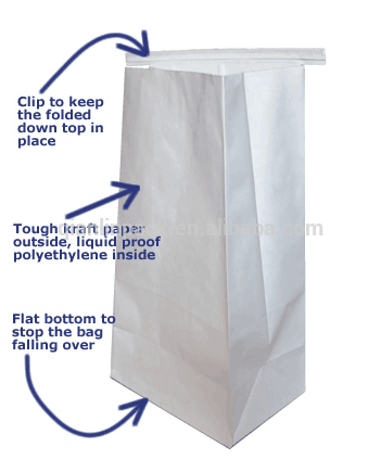 Airline Sanitary Bag/ Hospital Paper Bag