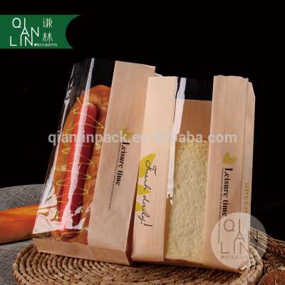 Whole sale Toast Paper Bag with Window