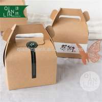 New Style Kraft Paper Box For Cake Packing