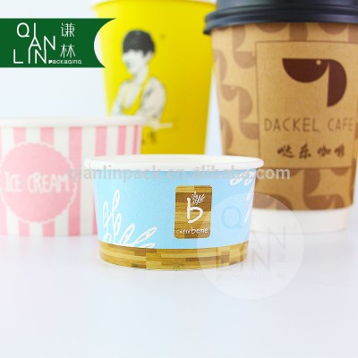 High quantity disposable paper bowl with beautiful color