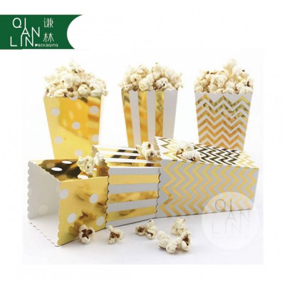 Wholesale Hot Stamping Customized High Quantity Food Grade Pop Corn Paper box