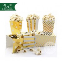 Wholesale Hot Stamping Customized High Quantity Food Grade Pop Corn Paper box