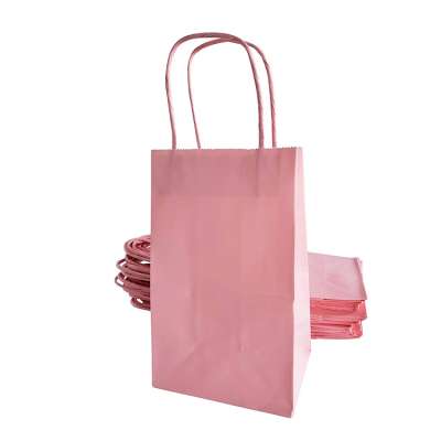 China supplier wholesale custom logo printed recyclable gift packaging kraft paper bags